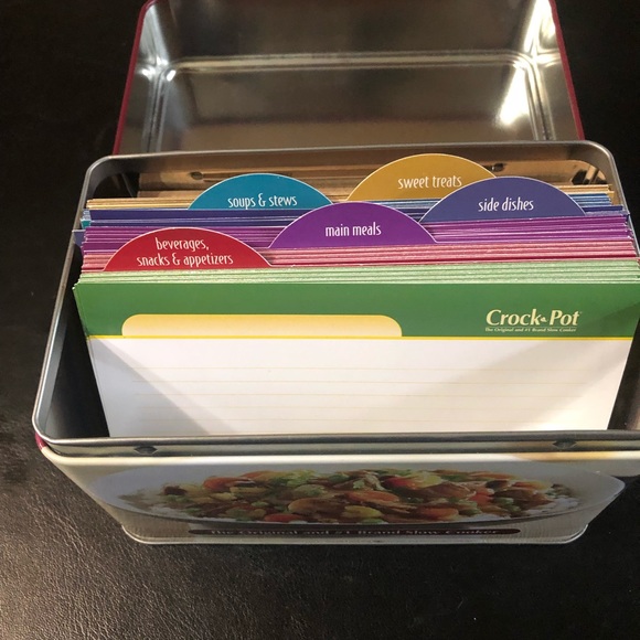 Rival Crock Pot Recipes and Tin Holder - Picture 3 of 5